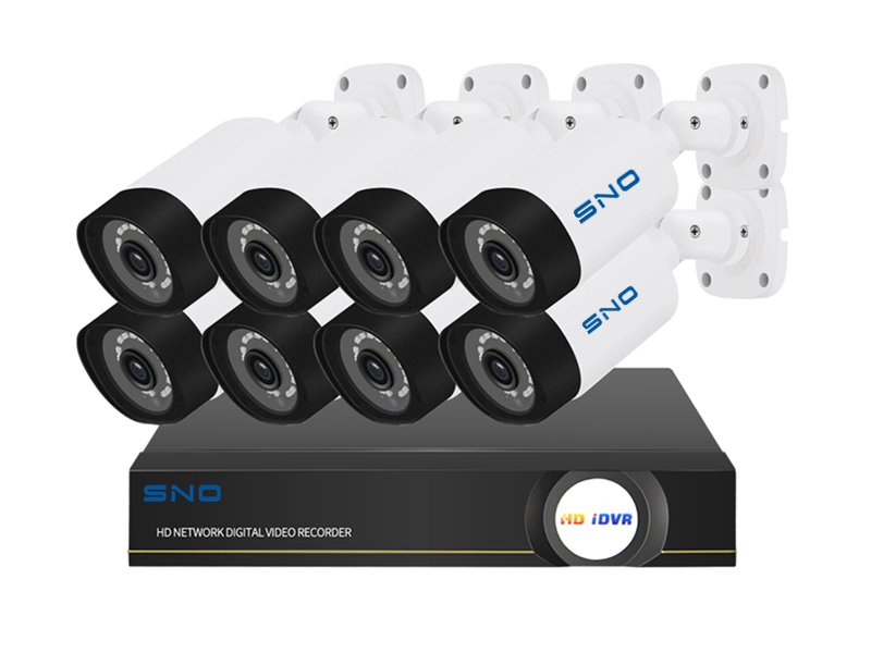 SNO IP HD 5.0MP H.265+ Camera CCTV NVR Kit PoE 8 ch Kit SNO-IP102NK