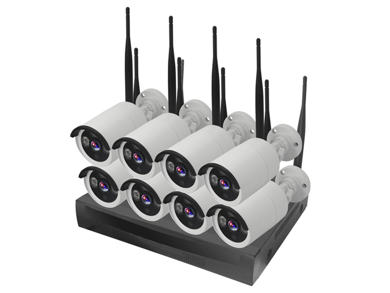 SNO 8CH night vision home cctv Surveillance nvr kit 720P security camera system wireless SNO-W701XK 