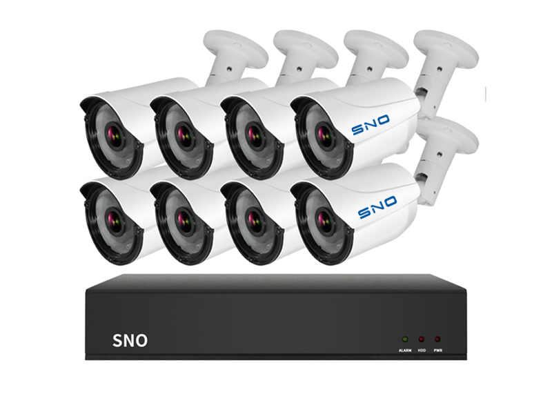 SNO 8CH H265 5MP Network POE NVR Kit CCTV Security System 5.0MP IP Camera Outdoor IR Night Vision Surveillance Camera SNO-IP806NK