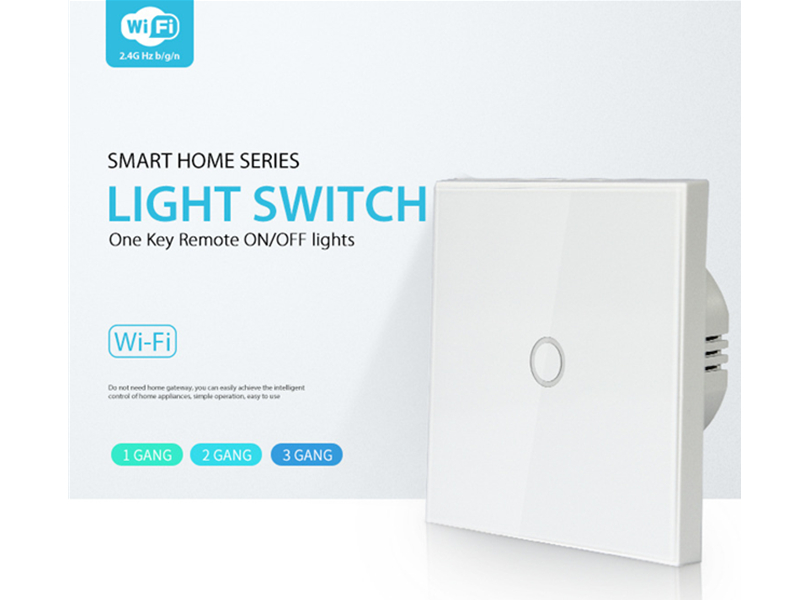 SNO Remote Touch Control Switch 1 Gang US Wall Lighting Switch Smart Home
