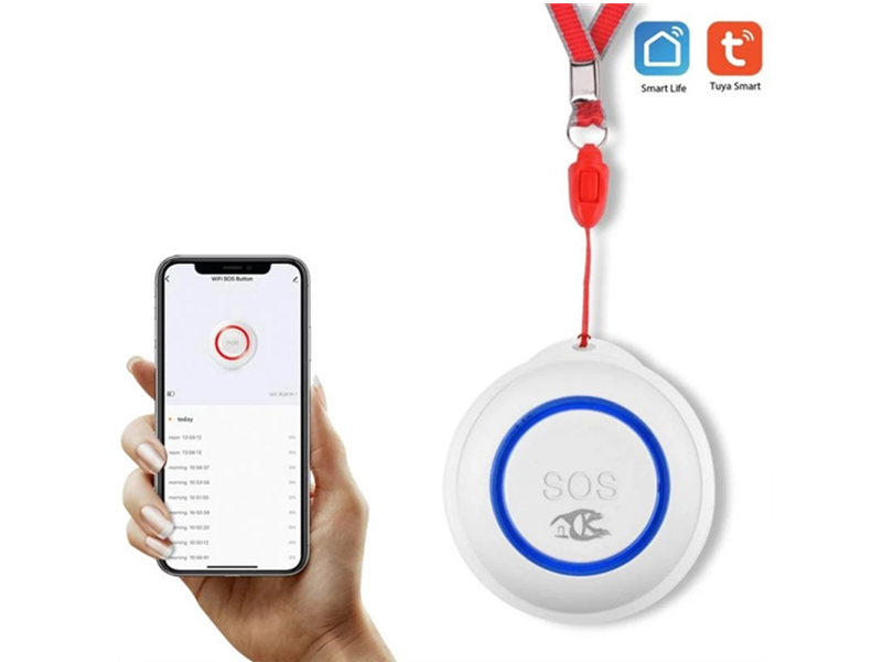 TUYA WIFI SOS Smart Wireless Sensor Alarm Elderly Waterproof Emergency Help SOS emergency button Emergency Personal Alarm Sensor