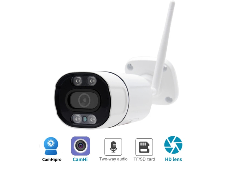 SNO 8MP 4K IMX415 WiFi IP Camera Outdoor Array Infrared Night Vision Bullet Camera Featured H.265 Onvif CCTV Video Surveillance Cam
