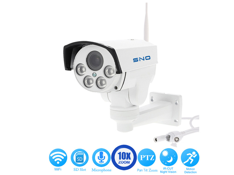 SNO 1080P PTZ WIFI Wireless Outdoor Bullet 10X Zoom Camera SNO-Q8D-WIFI-20