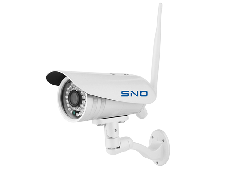 SNO 2 Megapixel HD 1080P Wi-Fi Wireless Network IP66 Waterproof Outdoor/Indoor PoE Bullet Home Security Camera System with Night Vision for iPhone, iPad, Android Smart Phone, PC, Mac SNO-B57-20   