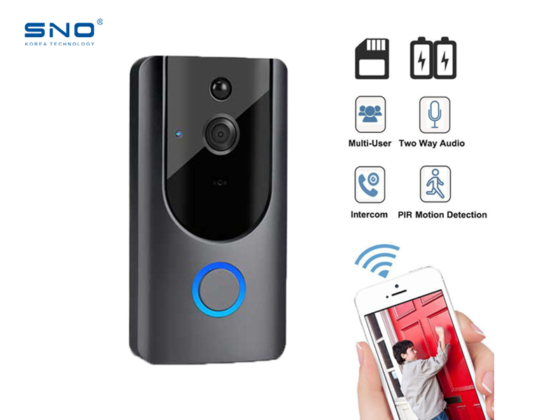 SNO Video Doorbell Monitor Intercom 1080P Security Camera Door Phone Two-Way Audio Night Vision Wireless Intercom Doorbell SNO-ML3