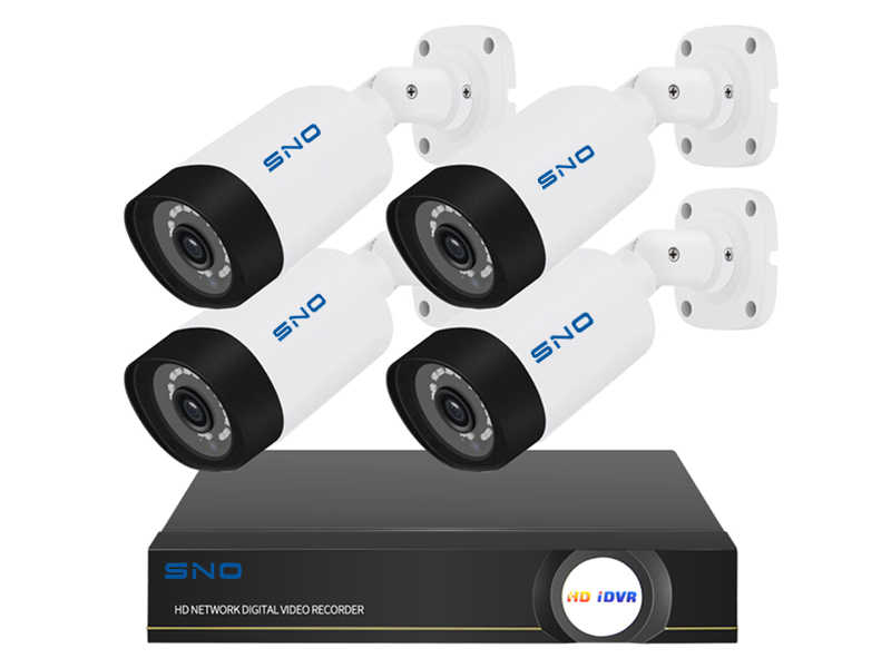 SNO IP HD 1080P H.265+ Camera CCTV NVR Kit PoE 4 ch Kit SNO-IP102PF