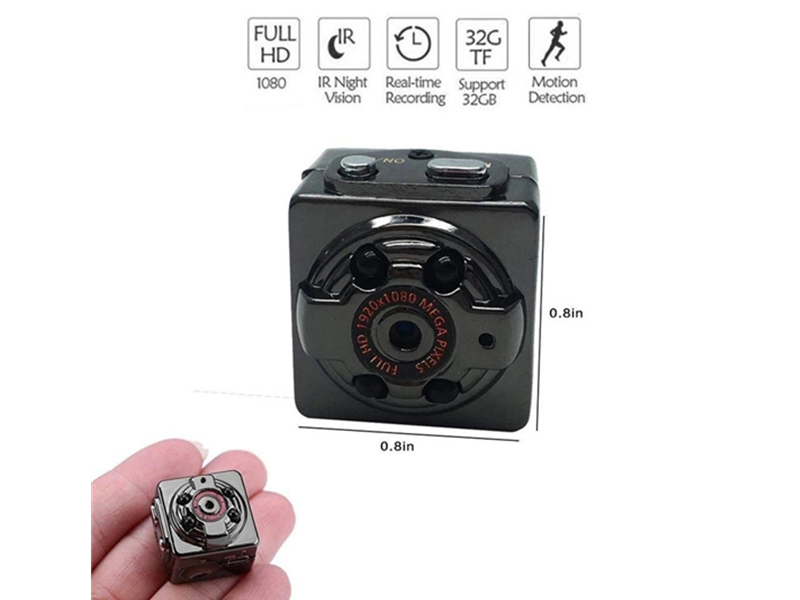 SNO SQ8 Smart 1080p HD Small Secret Micro Mini Camera Video Cam Night Vision Camera Lens Wireless DVR DV Mini camera 