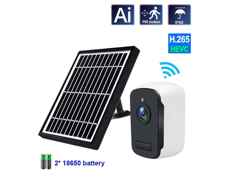 SNO H.265 Outdoor Security Solar Camera WIFI Wireless AI Human PIR 1080P Home Audio IP Camera CCTV CamHi PRO Build in Battery