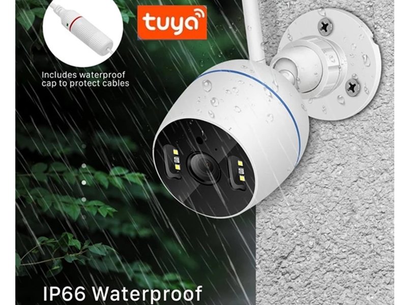 SNO Tuya Camera 1080P WiFi IP Camera Outdoor Google Camera with Waterproof Night Vision Support Amazon Alexa Chrome