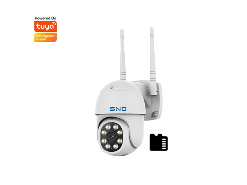 SNO 2MP PTZ WiFi IP Wireless Camera Tuya Smart Outdoor Home Security Dome Camera CCTV Video Surveillance