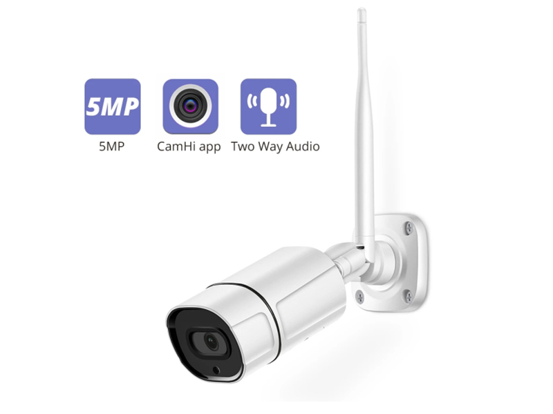 SNO 5MP IP Camera Outdoor WiFi Camera HD Wireless Surveillance 1080P Video Home Security Wi Fi Camara Two-Way Audio CamHi Wi-Fi Cam