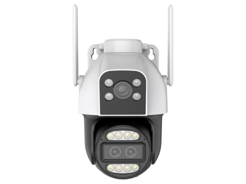 Wifi 4G Lte Home Video Surveillance PTZ Camera Outdoor 4MP 6MP Three lens 8X Digital Zoom Auto Tracking Mini Wireless IP Camera