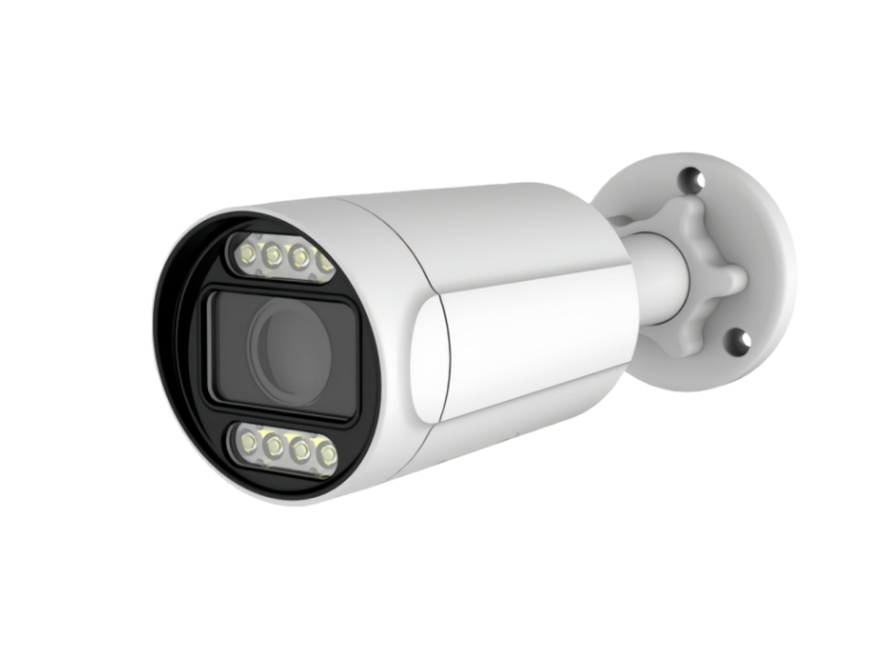 12MP Video POE IP Bullet Camera Color IR Vision 2-Way Audio POE IP Camera